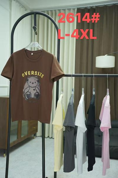 Футболка Xie (L-4XL) 2614 pink (лето)