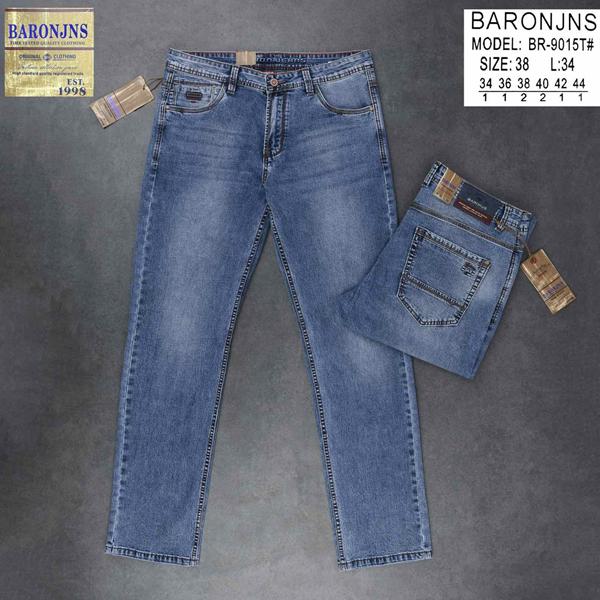 Джинсы Baron Jeans (34-44) BR9025 blue (деми)