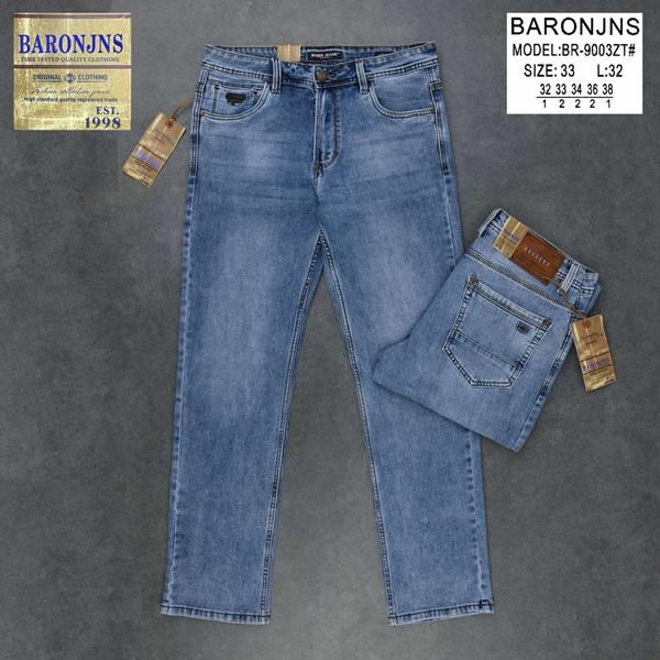 Джинсы Baron Jeans (32-38) BR9003 blue (деми)