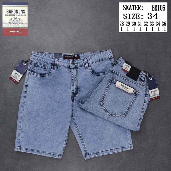 Шорты Baron Jeans (28-36) BR106 l.blue (лето)