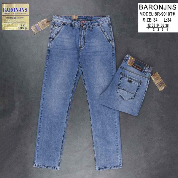 Джинсы Baron Jeans (32-38) BR9010 l.blue (деми)