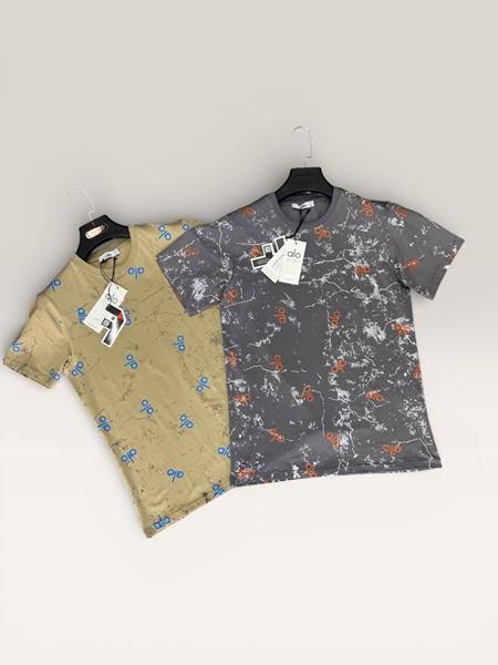 Футболка F.T.H (S-2XL) F1355 d.grey (лето)