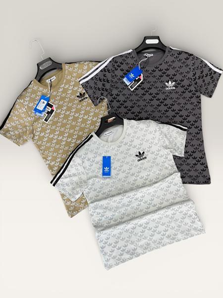 Футболка F.T.H (S-2XL) F1364 grey (лето)
