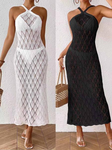 Платье Sun&Sea (one size) 1-301 black (лето)