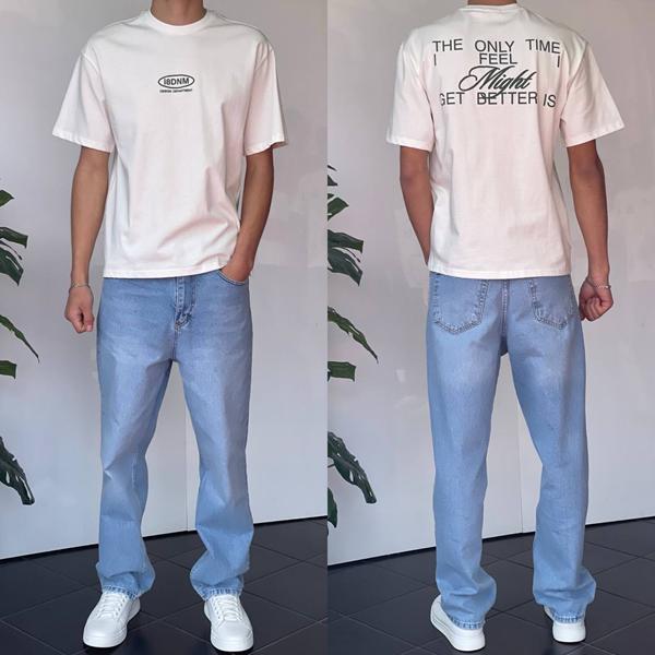 Футболка i8denim (S-XL) 90582 white (лето)