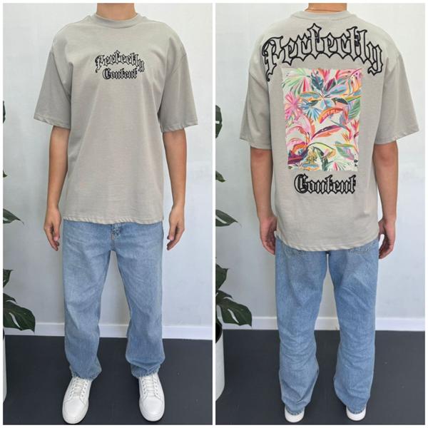 Футболка i8denim (S-XL) 90553 grey (лето)