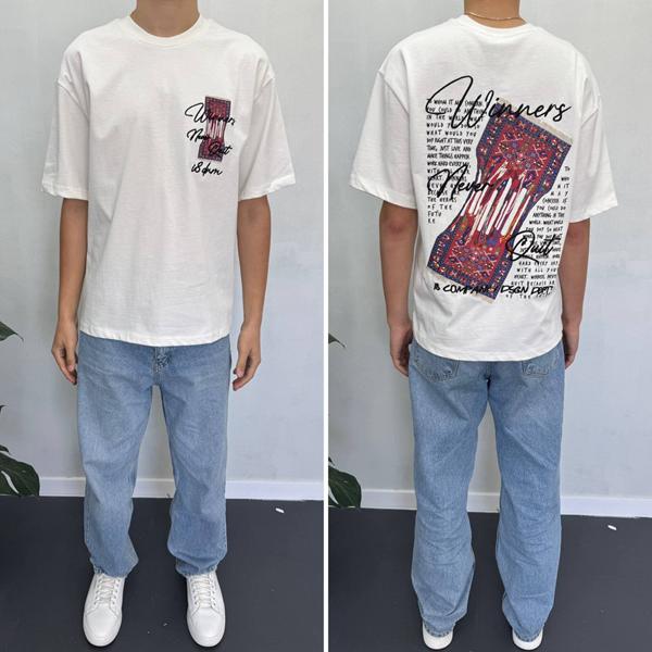 Футболка i8denim (S-2XL) 90579 white (лето)