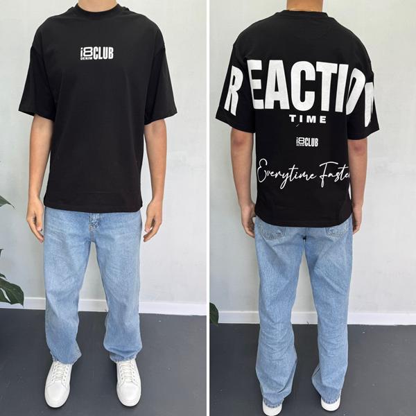 Футболка i8denim (S-2XL) 90557 black (лето)