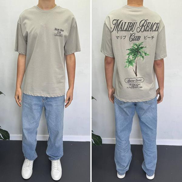 Футболка i8denim (S-2XL) 90561 grey (лето)