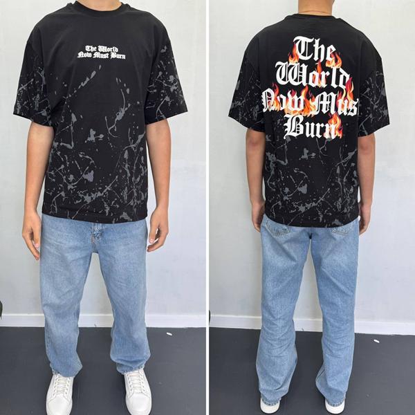 Футболка i8denim (S-2XL) 90562 black (лето)