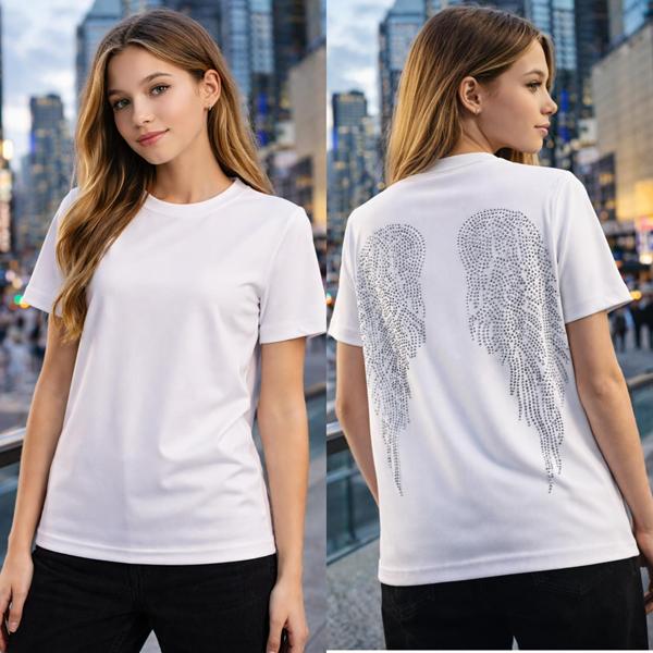 Футболка Karolina (34-42) KR495 white (лето)