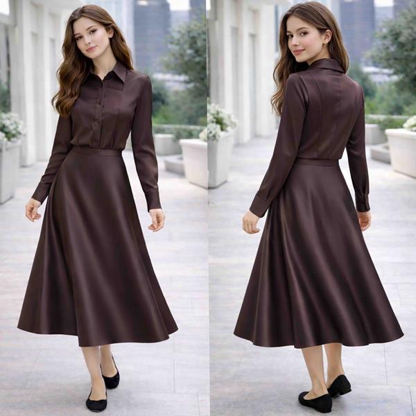 Костюм Karolina (34-42) KR509 brown (деми)