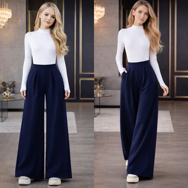 Штаны Karolina (30-42) KR512 navy (деми)