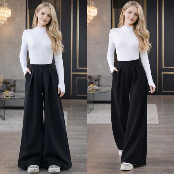 Штаны Karolina (30-42) KR513 black (деми)