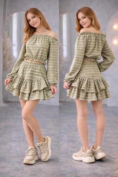 Костюм Karolina (32-42) KR534 green (лето)