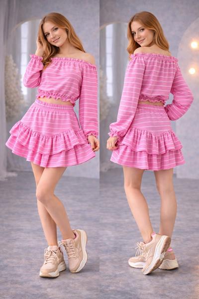 Костюм Karolina (32-42) KR535 pink (лето)