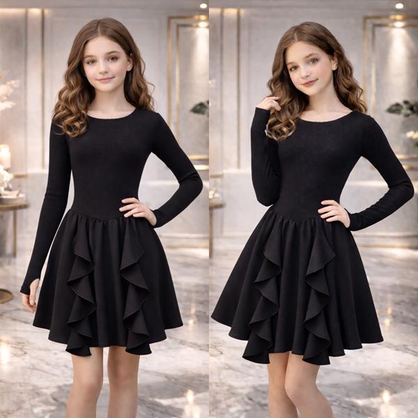 Платье Karolina (34-42) KR536 black (деми)