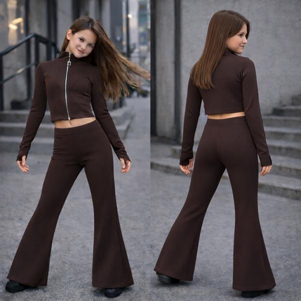 Костюм Karolina (34-42) KR560 brown (деми)