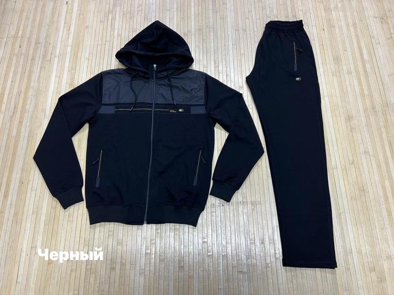 Костюм спорт Navas (L-3XL) NV1202 black (деми)