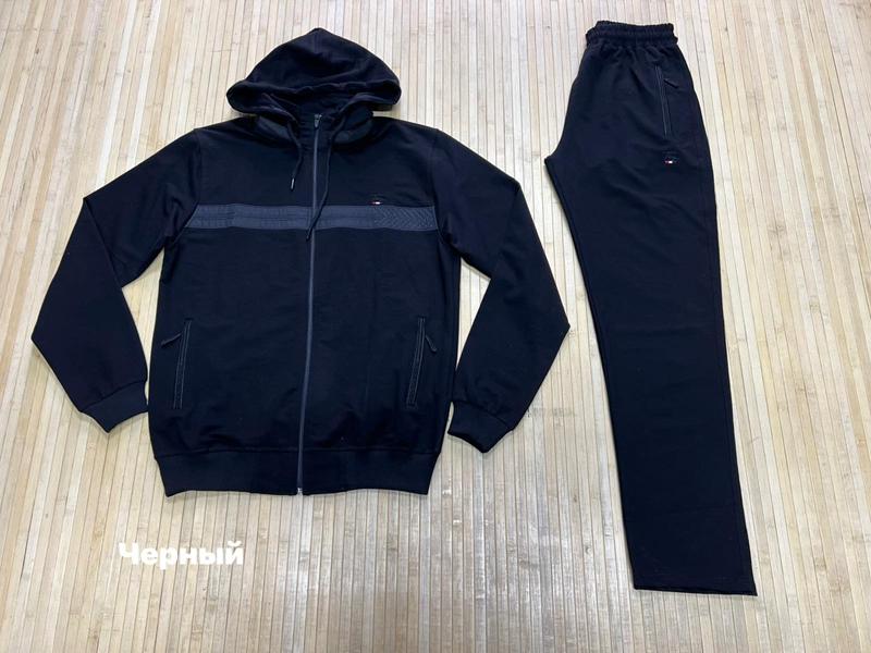Костюм спорт Navas (L-3XL) NV1207 black (деми)