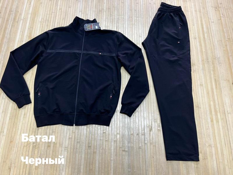Костюм спорт Navas (3XL-6XL) NV1214 black (деми)