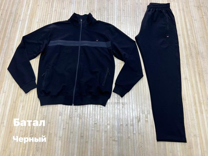 Костюм спорт Navas (3XL-6XL) NV1218 black (деми)
