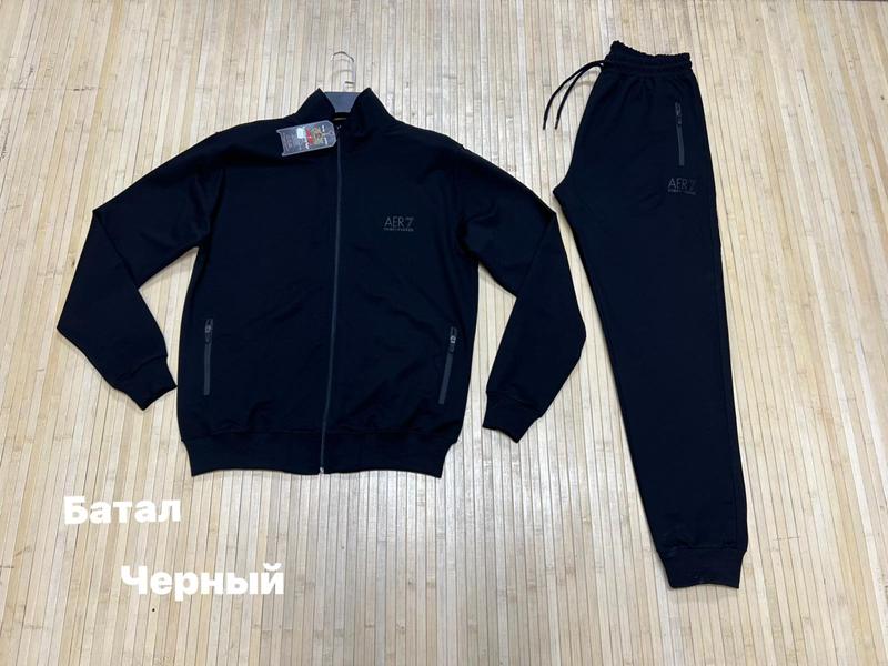 Костюм спорт Navas (3XL-6XL) NV1221 black (деми)