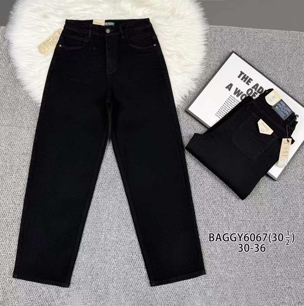 Джинсы Lili (30-36) 6067 black (деми)