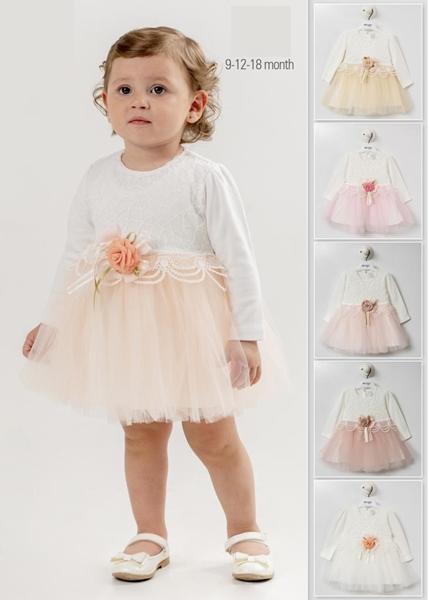 Платье Baby Boom (0.9-1.6) BB125 d.beige (деми)