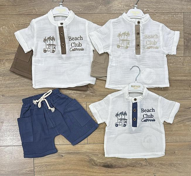 Костюм Baby Boom (0.9-2) BB189 navy (лето)