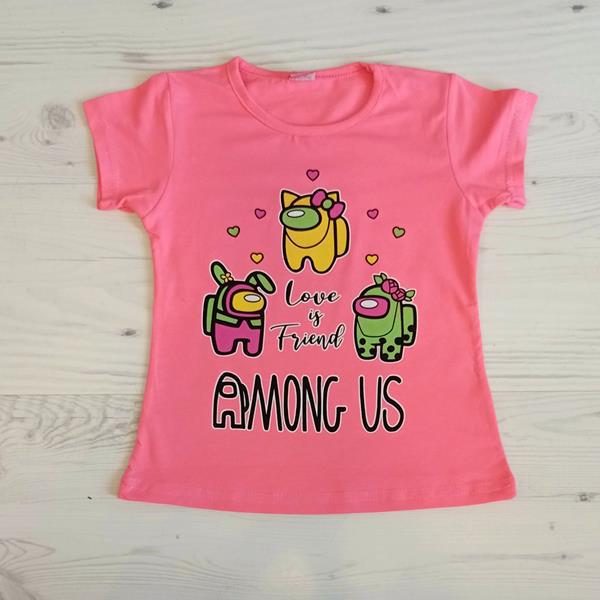 Футболка Malibu2 (1-4) MA803 pink (лето)