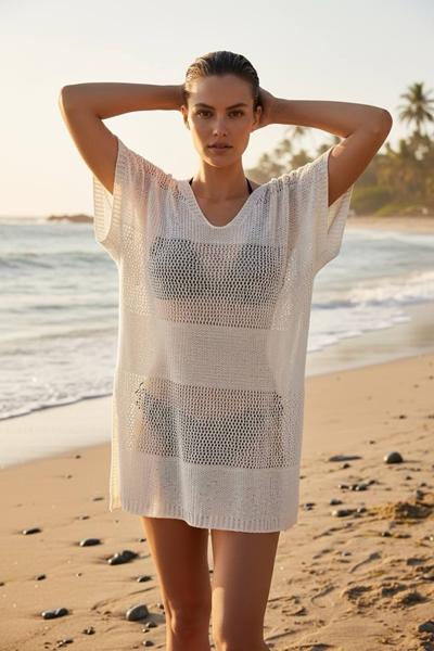 парео DFK (one size) 1-813 white (лето)