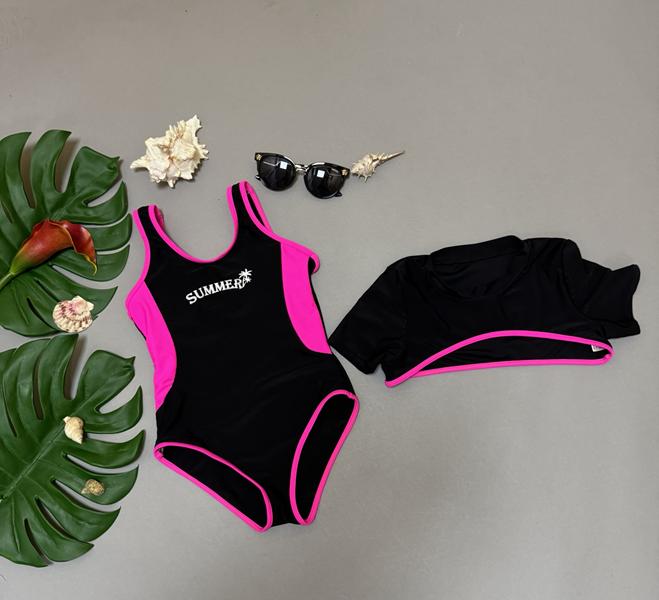 Комплект DFK (34-42) 1932 black-pink (лето)