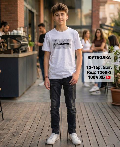 Футболка iBamBino (152-176) T268-3 white (лето)