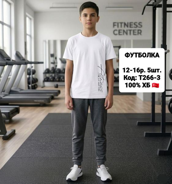 Футболка iBamBino (152-176) T266-3 white (лето)