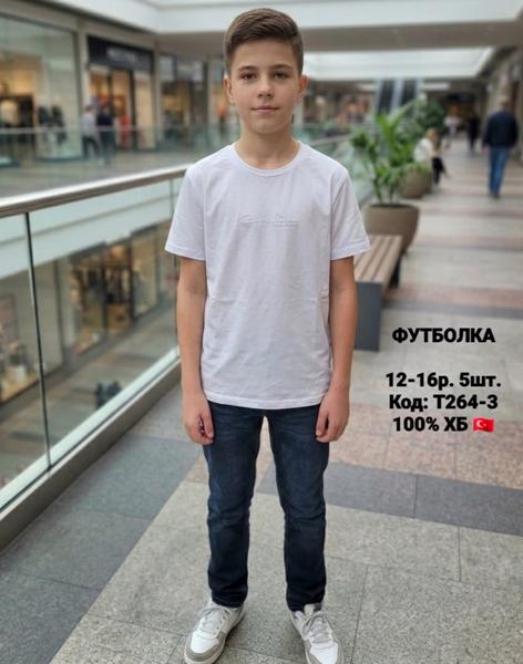 Футболка iBamBino (152-176) T264-3 white (лето)