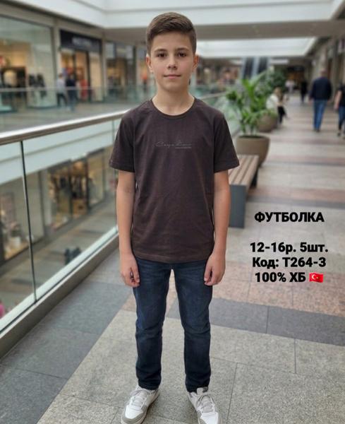 Футболка iBamBino (152-176) T264-3 brown (лето)