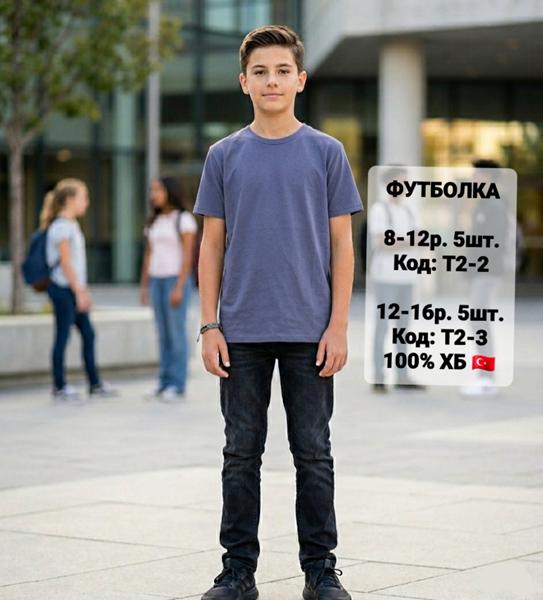 Футболка iBamBino (8-12) T2-2 grey (лето)