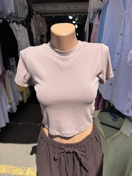 Футболка New Season (S-L) F004 beige (лето)