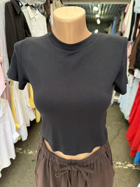 Футболка New Season (S-L) F004 black (лето)