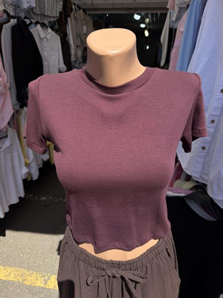 Футболка New Season (S-L) F004 wine (лето)