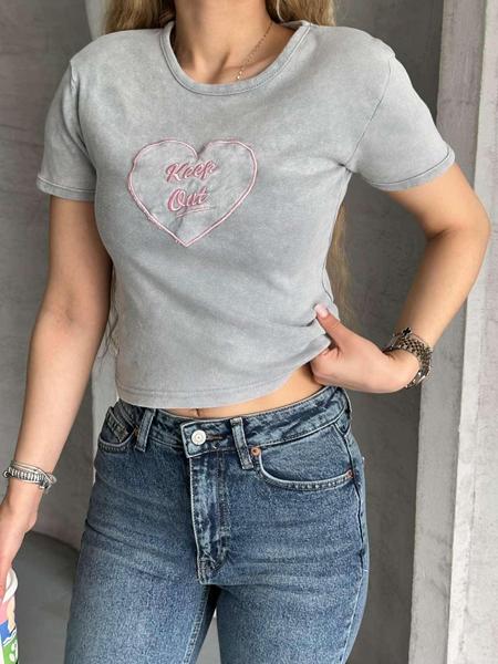 Футболка New Season (S-L) F016 l.grey (лето)