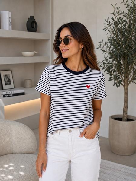 Футболка New Season (S-L) F021 white (лето)
