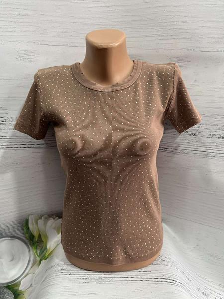 Футболка New Season (S-L) FS014 brown (лето)