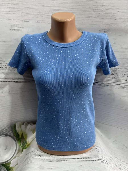 Футболка New Season (S-L) FS014 l.blue (лето)