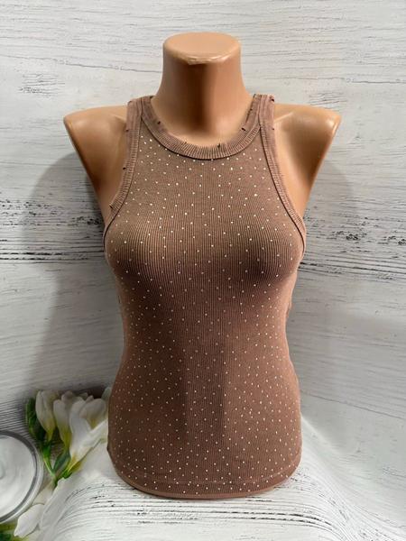 Майка New Season (S-L) MS015 brown (лето)