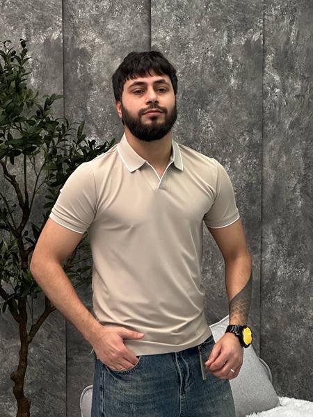 Футболка Balami (M-2XL) 2605 beige (лето)
