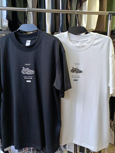 Футболка Balami (S-XL) 5003 black (лето)