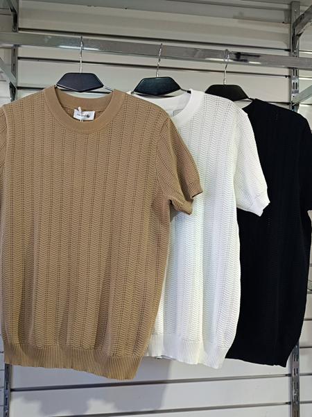 Футболка Balami (M-3XL) 8615 brown (лето)