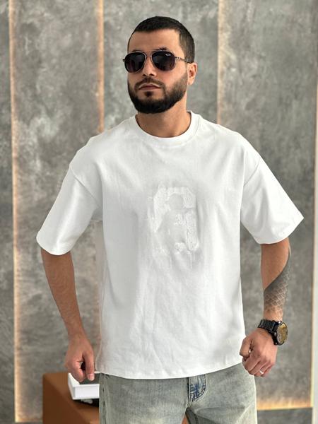 Футболка Balami (L-3XL) BL10 white (лето)